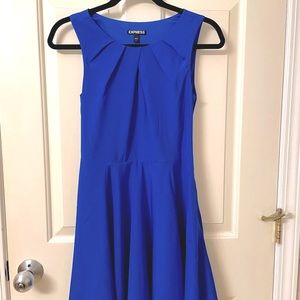 Express royal blue dress